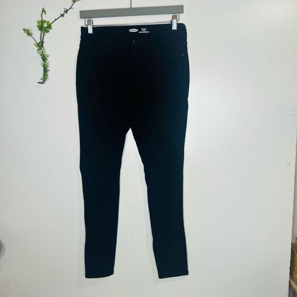 Old Navy Denim - Old Navy Rockstar Super Skinny High Rise Secret Slim Pockets Black Jeans Sz 10